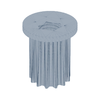 Nilco süpürge dişlisi, iç 6 mm, 3D model görüntüsü, çapraz görünüş