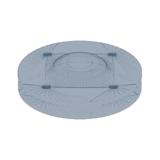 Özel parça, 3D model görüntüsü, çapraz görünüş