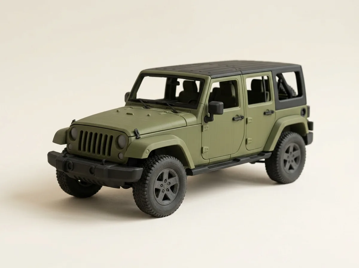 Jeep Wrangler maketi, temsili görsel
