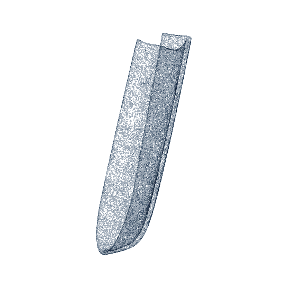 Scania ayna kolu üst kapağı, 3D model görüntüsü, ön görünüş